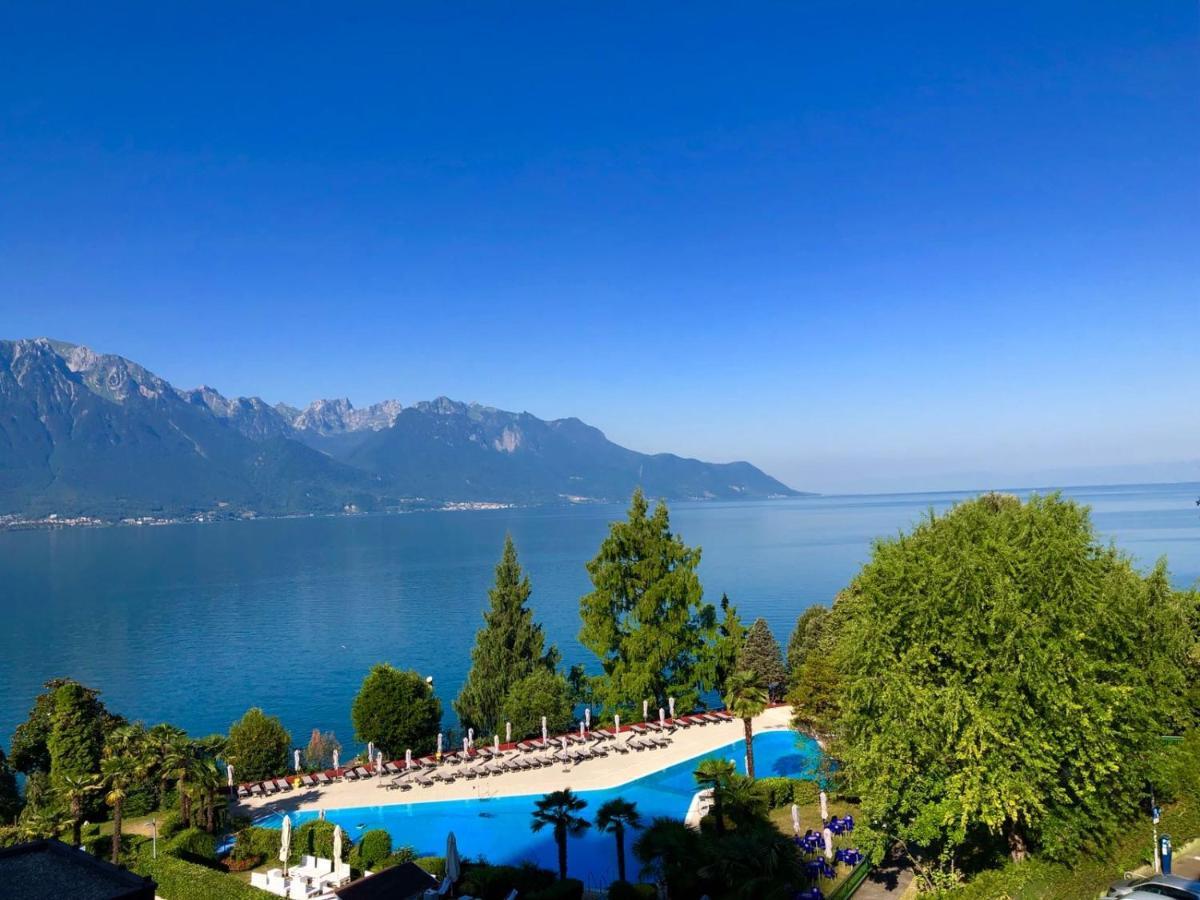 Rose Lake View Apartment Montreux Luaran gambar